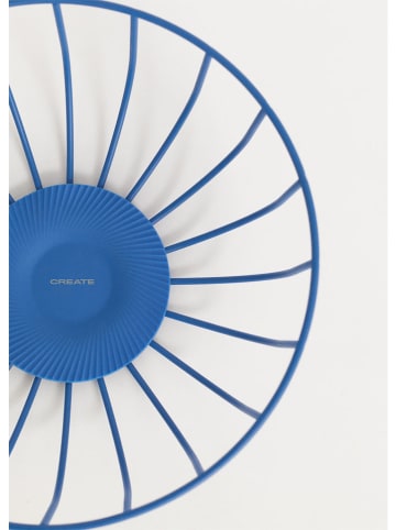 CREATE Obstkorb in Blau - (H)12,6 x Ø 27 cm
