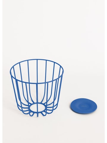 CREATE Obstkorb in Blau - (H)19,6 x Ø 22 cm