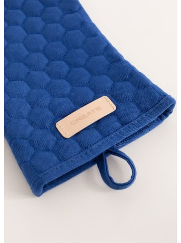 CREATE Ofenhandschuh in Blau - (L)36 x (B)19 cm