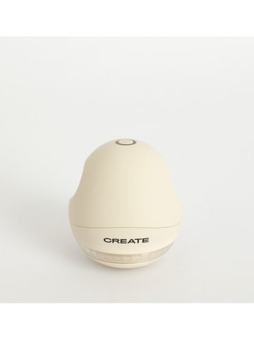CREATE Elektrischer Fusselrasierer in Creme - (H)9 x Ø 12 cm