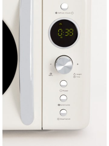 CREATE Kuchenka mikrofalowa "Retro" w kolorze kremowym - 700 W