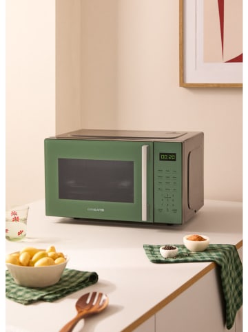 CREATE Kuchenka mikrofalowa "Studio" w kolorze zielonym - 800 W