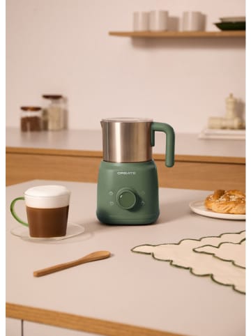 CREATE Milchaufschäumer ''Retro'' in Grün - 350 ml