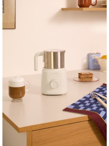 CREATE Milchaufschäumer ''Retro'' in Creme - 350 ml