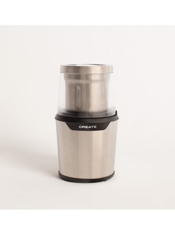 CREATE Koffiemolen zilverkleurig - (H)31 x Ø 12 cm