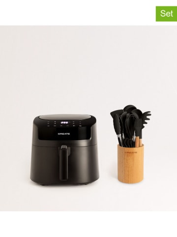 CREATE 2-częściowy zestaw w kolorze czarnym