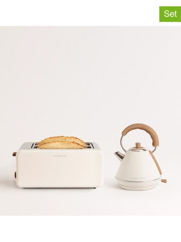 CREATE 2tlg. Küchengeräte-Set ''Retro'' in Creme