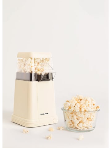 CREATE Urządzenie w kolorze kremowym do popcornu - 19,5 x 28,8 x 16,2 cm