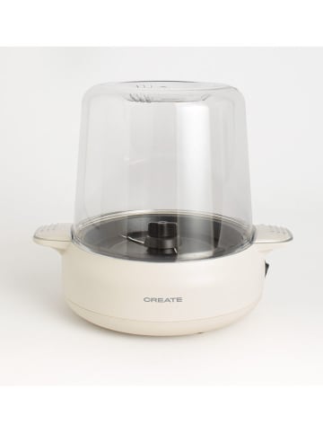 CREATE Popcornmaschine ''Studio'' in Creme - (H)27,7 x Ø 25 cm