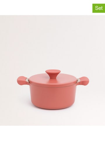 CREATE 2-delige set: kookpan ''Studio'' oranje - Ø 24 cm