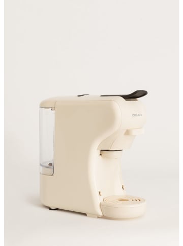 CREATE Kapselkaffeemaschine ''Potts'' in Creme - (B)14,3 x (H)30 x (T)27,9 cm
