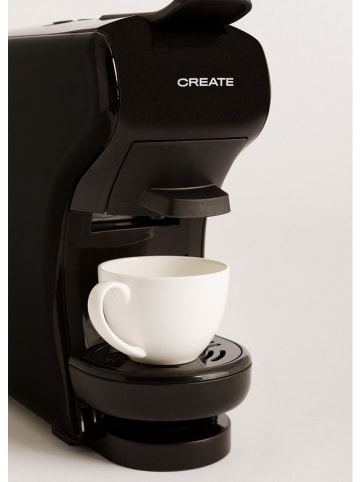 CREATE Kapselkaffeemaschine ''Potts'' in Schwarz - (B)14,3 x (H)30 x (T)27,9 cm