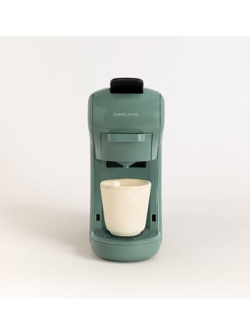 CREATE Kapselkaffeemaschine ''Potts'' in Grün - (B)14,3 x (H)30 x (T)27,9 cm