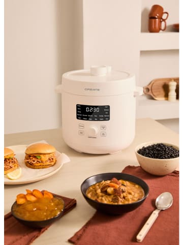 CREATE Elektrischer Schnellkochtopf in Creme - 6 l