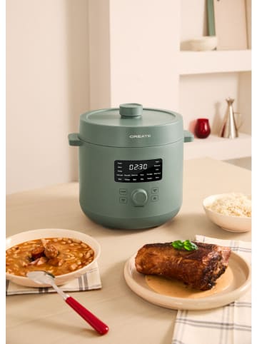 CREATE Elektrischer Schnellkochtopf in Grün - 6 l