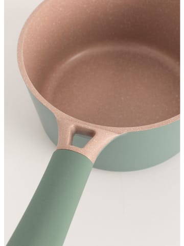 CREATE 2tlg. Set: Stielkasserolle ''Studio'' in Grün - Ø 16 cm