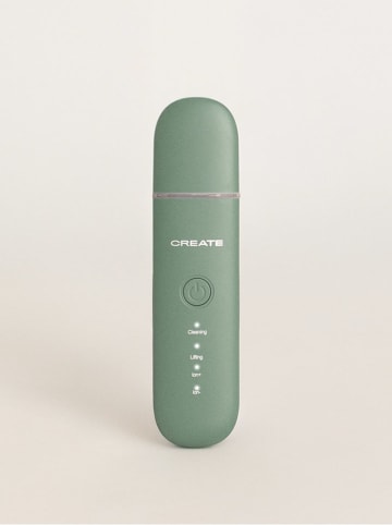 CREATE Ultradźwiękowe urządzenie w kolorze zielonym do mycia twarzy
