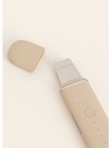 CREATE Ultradźwiękowe urządzenie w kolorze beżowym do mycia twarzy