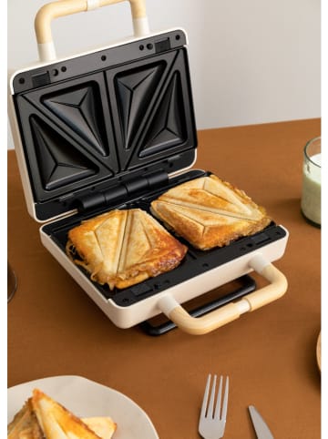 CREATE Opiekacz "Studio Double" w kolorze kremowym do kanapek - 800 W