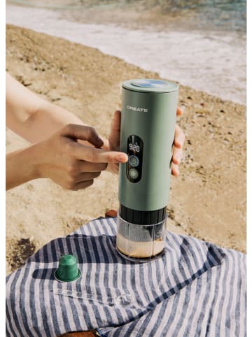 CREATE Przenośny ekspres "Thera Move" w kolorze zielonym do kawy - 80 ml