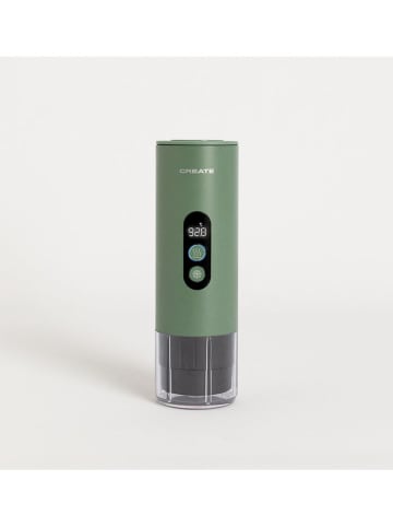 CREATE Przenośny ekspres "Thera Move" w kolorze zielonym do kawy - 80 ml