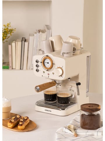 CREATE Ekspres kolbowy "Retro" w kolorze kremowym do kawy