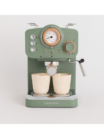 CREATE Siebträger-Espressomaschine ''Retro'' in Grün