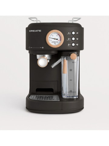 CREATE Siebträger-Espressomaschine ''Retro Pro'' in Schwarz