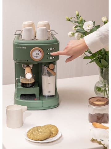 CREATE Ekspres kolbowy "Retro Pro" w kolorze zielonym do kawy