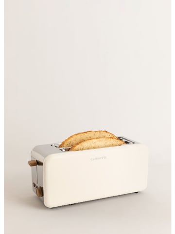 CREATE Toster "Retro" w kolorze kremowym - 44,7 x 21 x 19 cm