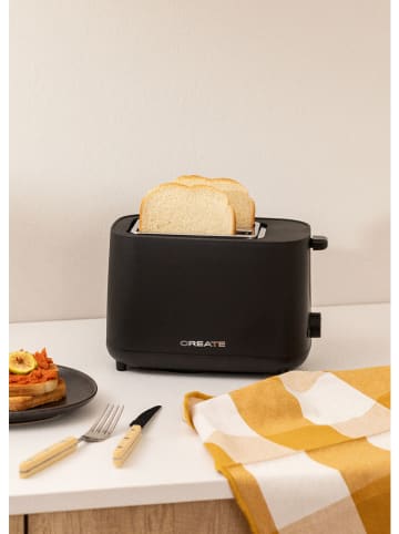 CREATE Toaster ''Studio'' in Schwarz - (B)29,3 x (H)19 x (T)17,4 cm