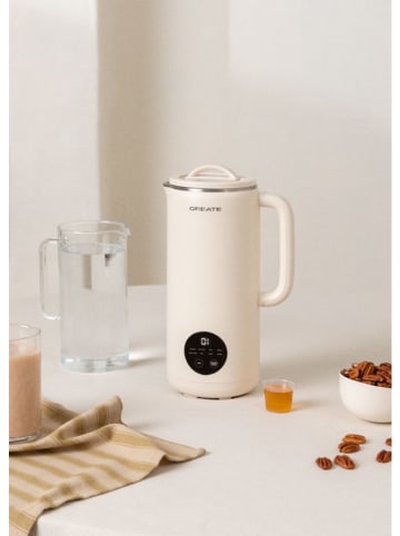 CREATE Urządzenie w kolorze kremowym do przygotowywania mleka roślinnego - 850 ml