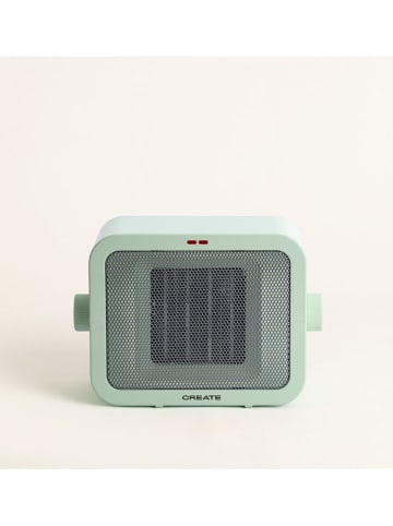 CREATE Termowentylator "Warm Box" w kolorze zielonym - 26,4 x 18 x 13 cm