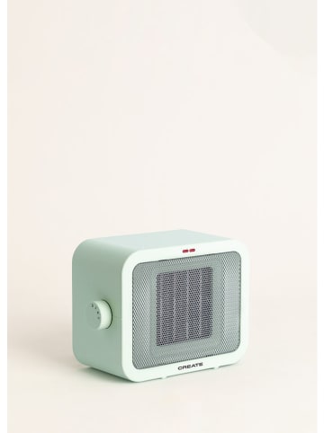 CREATE Termowentylator "Warm Box" w kolorze zielonym - 26,4 x 18 x 13 cm