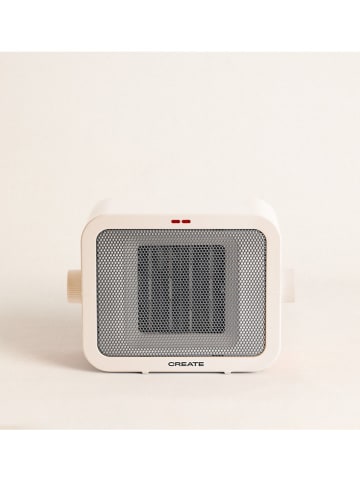 CREATE Termowentylator "Warm Box" w kolorze kremowym - 26,4 x 18 x 13 cm