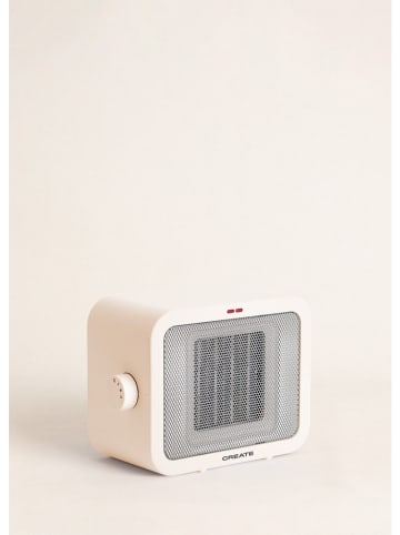 CREATE Termowentylator "Warm Box" w kolorze kremowym - 26,4 x 18 x 13 cm