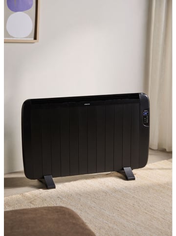 CREATE Heteluchtventilator ''Warm Slim'' zwart - (B)112 x (H)66 x (D)11,5 cm