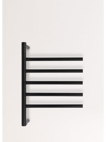 CREATE Elektrische handdoekwarmer ''Minimal'' zwart - (B)65,5 x (H)74,2 x (D)9,7 cm