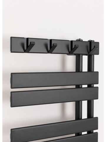 CREATE Elektrische handdoekwarmer ''Modern'' zwart - (B)62,8 x (H)101,5 x (D)14,3 cm