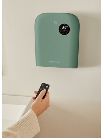 CREATE Termowentylator ścienny "Warm Wall" w kolorze zielonym - 25 x 32,5 x 11,3 cm