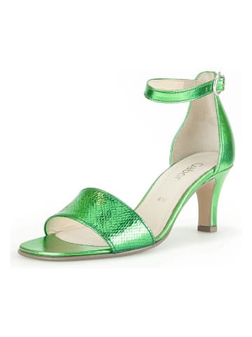 Gabor Leren haksandalen groen