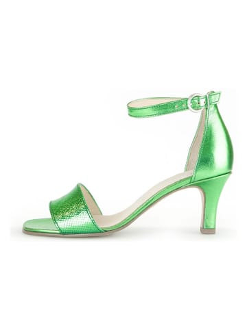 Gabor Leren haksandalen groen