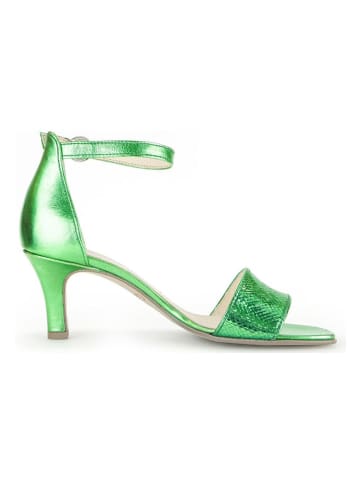 Gabor Leren haksandalen groen