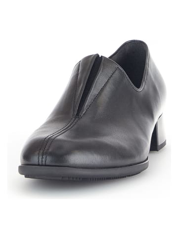 Gabor Leder-Slipper in Schwarz