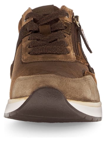 Gabor Sneakers in Braun/ Lila