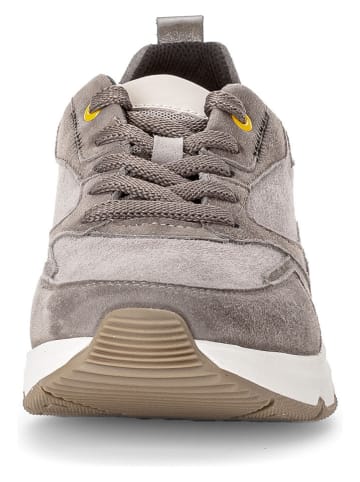 Gabor Leder-Sneakers in Grau