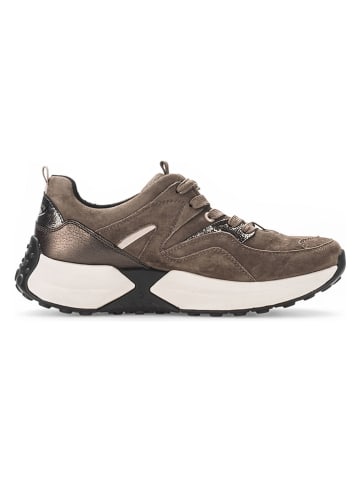 Gabor Leren sneakers bruin