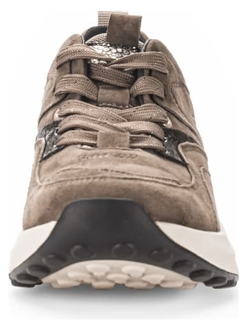 Gabor Leren sneakers bruin