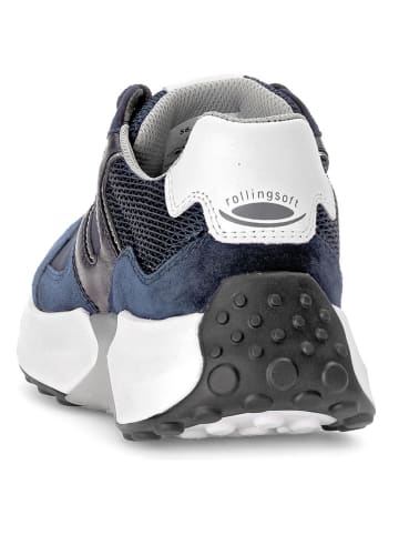 Gabor Leder-Sneakers in Dunkelblau