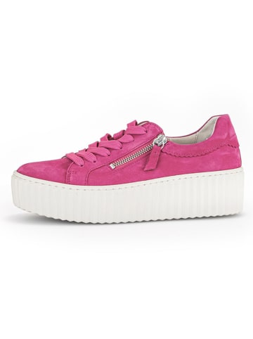 Gabor Leren sneakers fuchsia